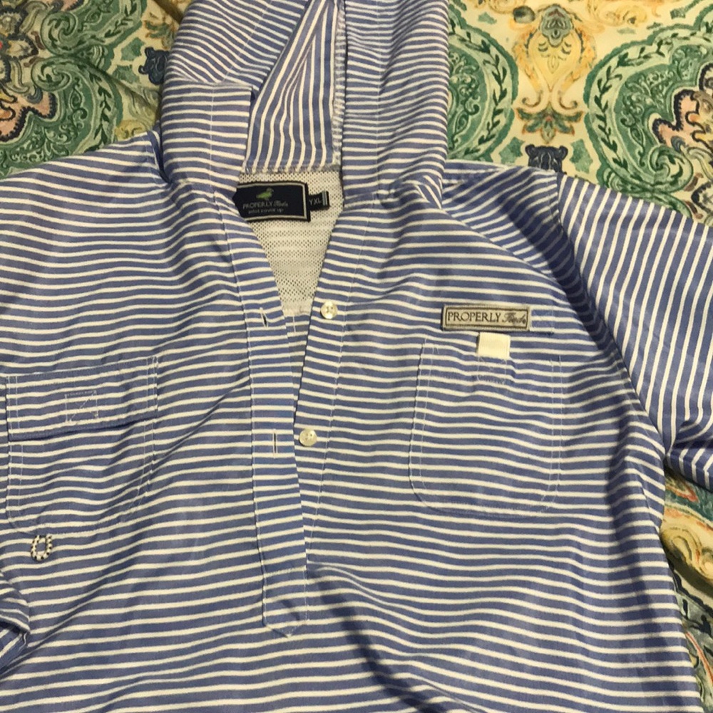 Properly Tied Long Sleeve hooded shirts